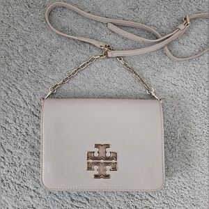Authentuc Tory Burch Cream/blush Pink Crossbody Bag